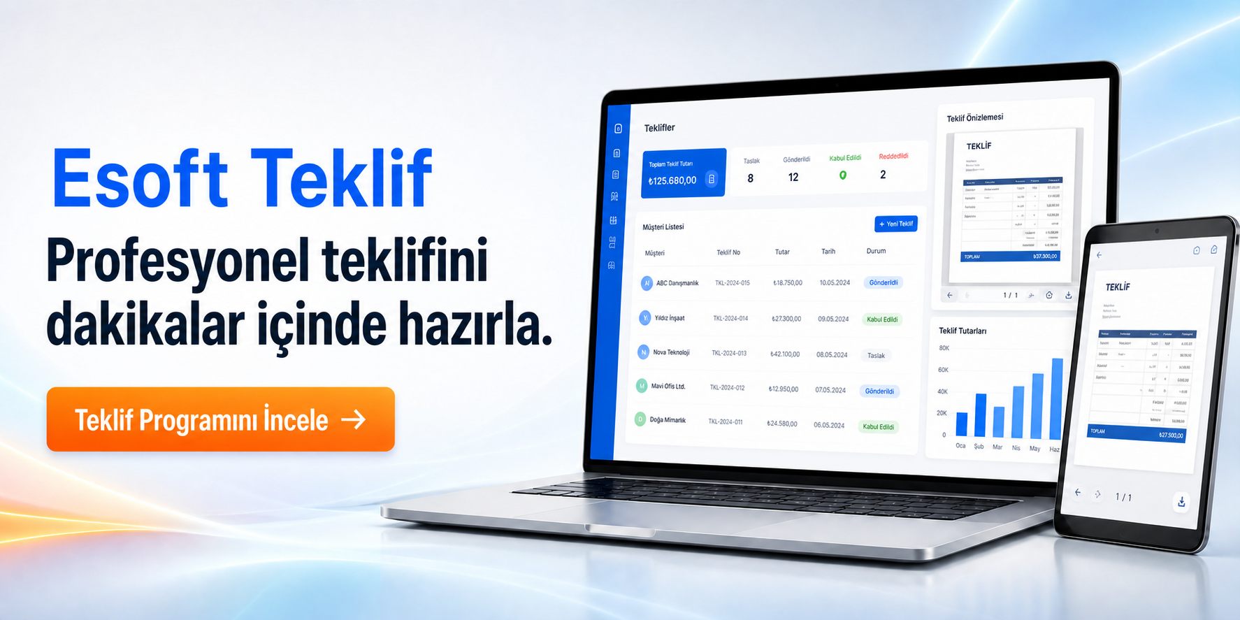 Esoft profesyonel teklif programı