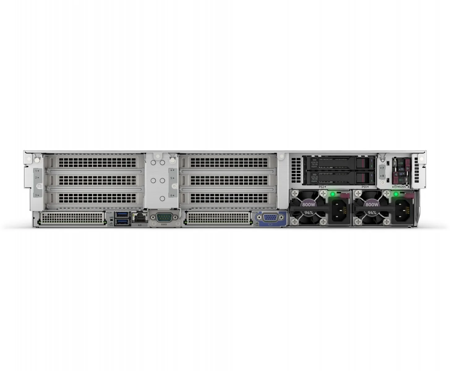 HPE DL380 G11 XEON GOLD 6530 P81787-425 64GB DDR5 RDIMM-2x480GB SSD-2x1000w Rack Sunucu görsel 6