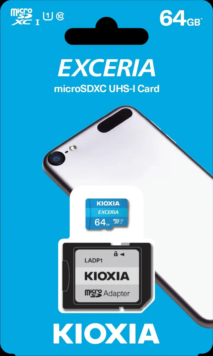 KIOXIA MicroSD 64GB EXCERIA LMEX1L064GG2 Class10 Hafıza Kartı görsel 4
