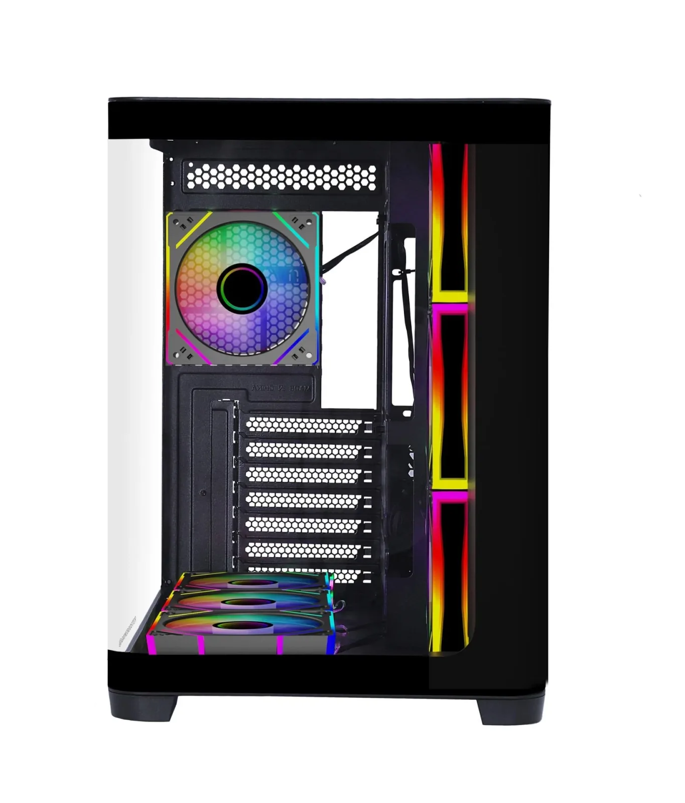 GAMEBOOSTER GB-G2852B 7-FANLI GAMING MID -TOWER PC KASASI görsel 4