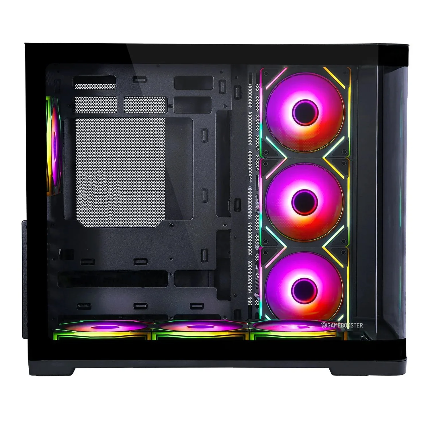 GAMEBOOSTER GB-G2852B 7-FANLI GAMING MID -TOWER PC KASASI görsel 8