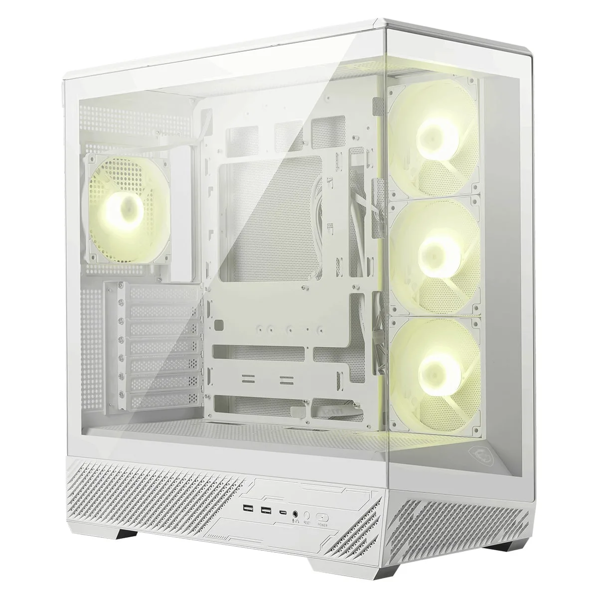 MSI Mag Pano 130R Pz White Panoramik Gaming MID-TOWER PC Kasasi Beyaz görsel 10