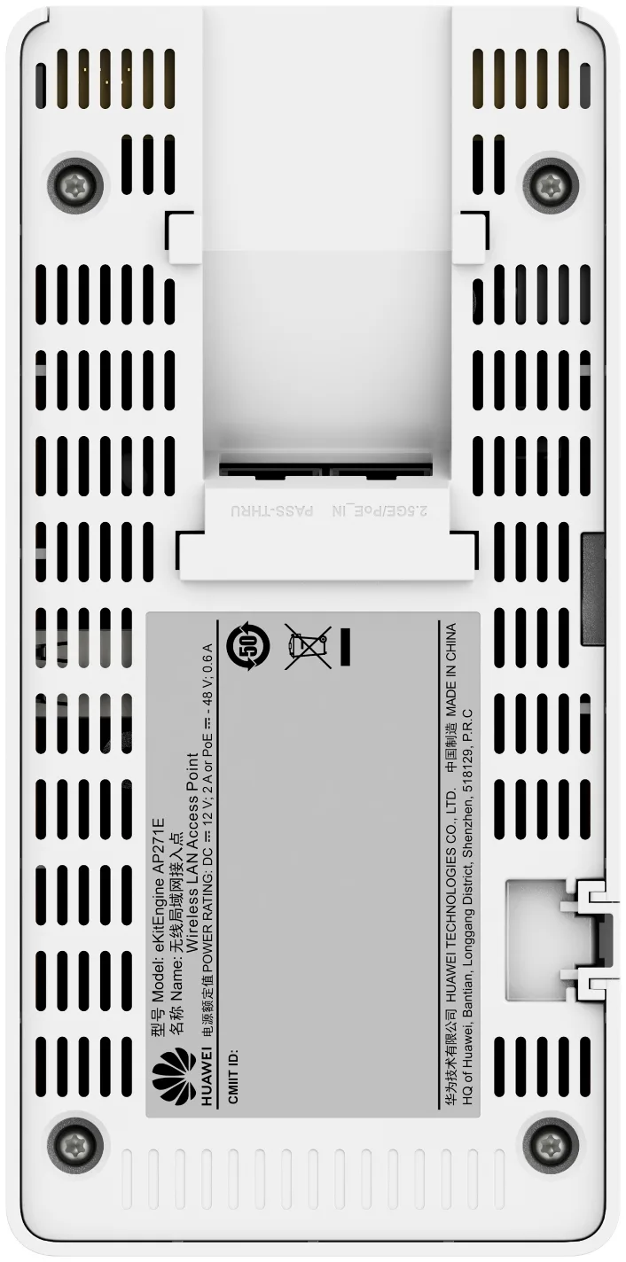 HUAWEI eKIT AP271E Wıfı7 BE3600 2+2 Dual Band Duvar Tipi Kurumsal Access Point görsel 7