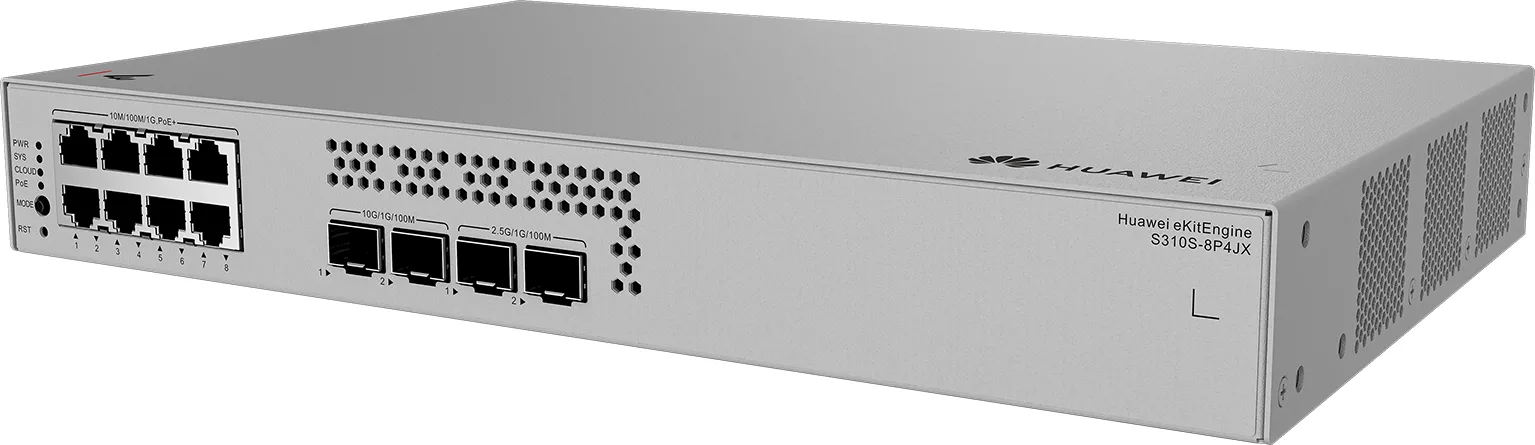 HUAWEI 8port POE+ 128w 2-SFP/2SFP 2.5GE Gigabit Yönetilebilir Switch eKIT S310S-8P4JX görsel 6
