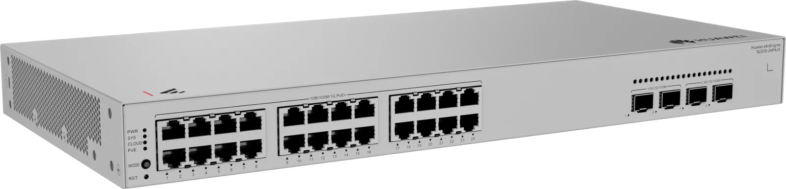 HUAWEI 24port POE+ 400w 2-SFP 2.5GE/2-SFP 10GE Gigabit Yönetilebilir Switch eKIT S220S-24P4JX görsel 5