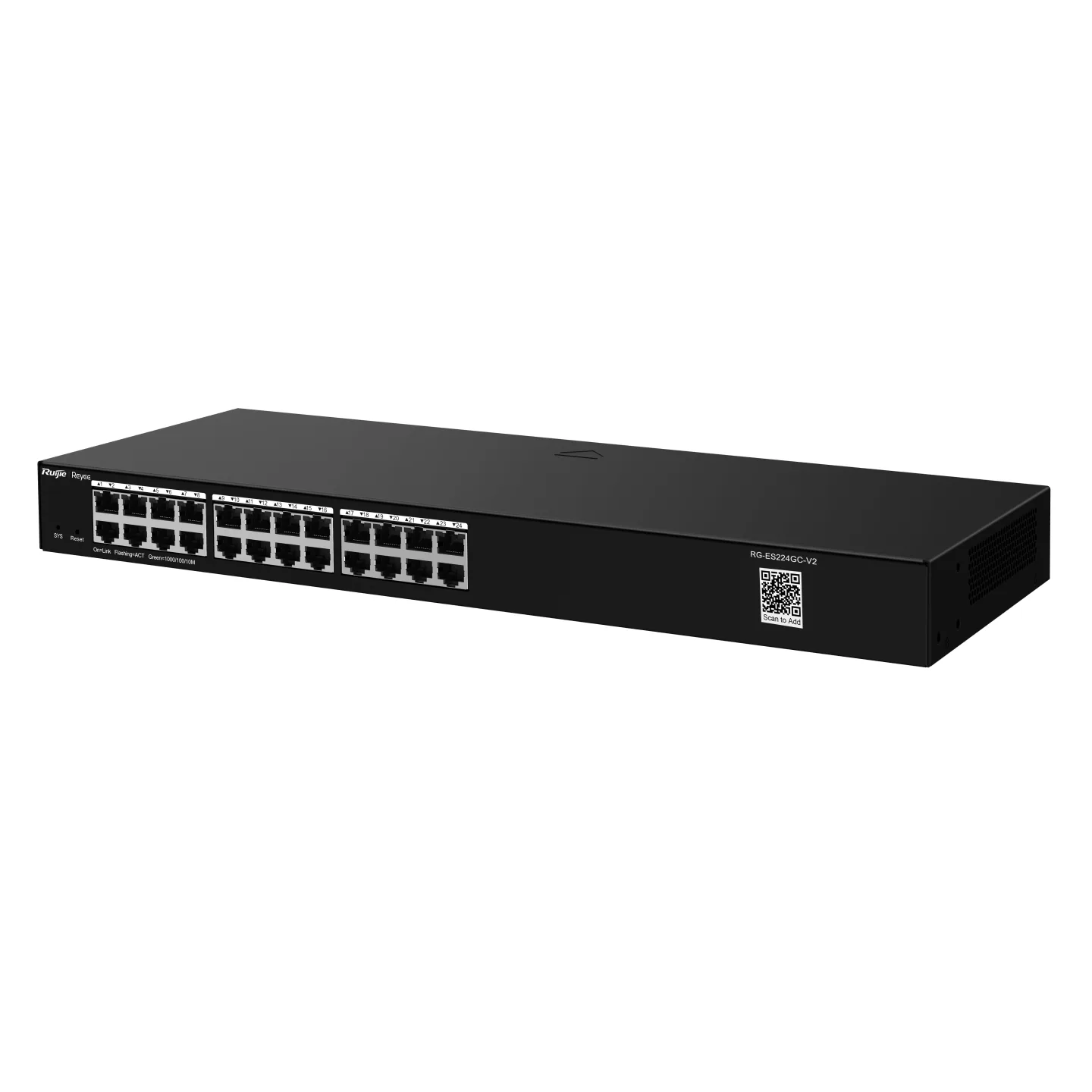 RUIJIE 24port Gigabit Yönetilebilir Switch RackMount REYEE RG-ES224GC görsel 5