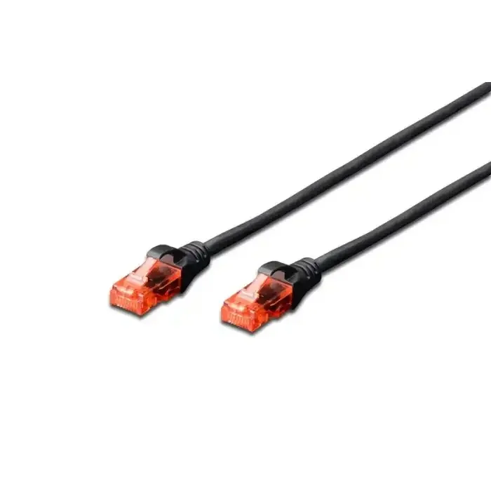 DIGITUS 3m CAT6 Utp DK-1617-030/BL Siyah Patch Kablo (10'lu Paket) görsel 5