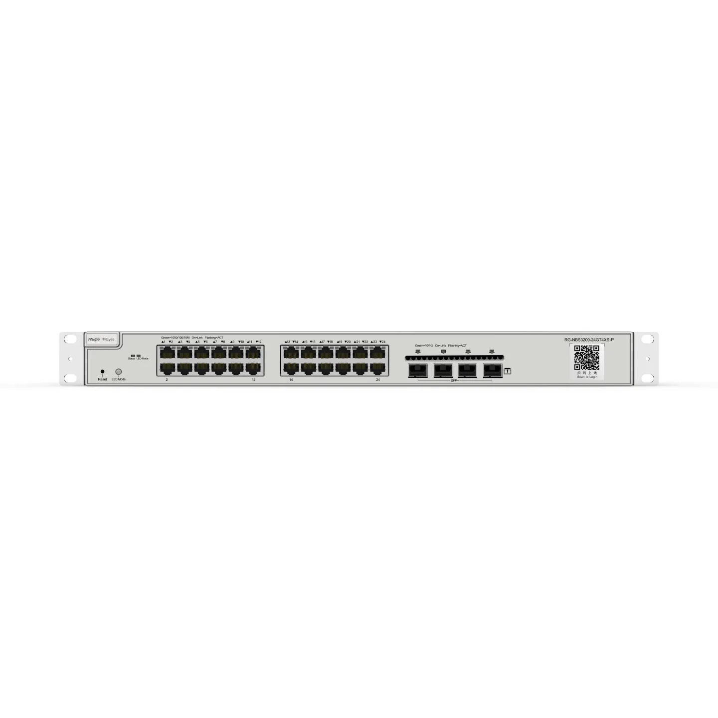 RUIJIE 24port PoE 370w 4-SFP 10GbE Gigabit Yönetilebilir Switch RG-NBS3200-24GT4XS-P