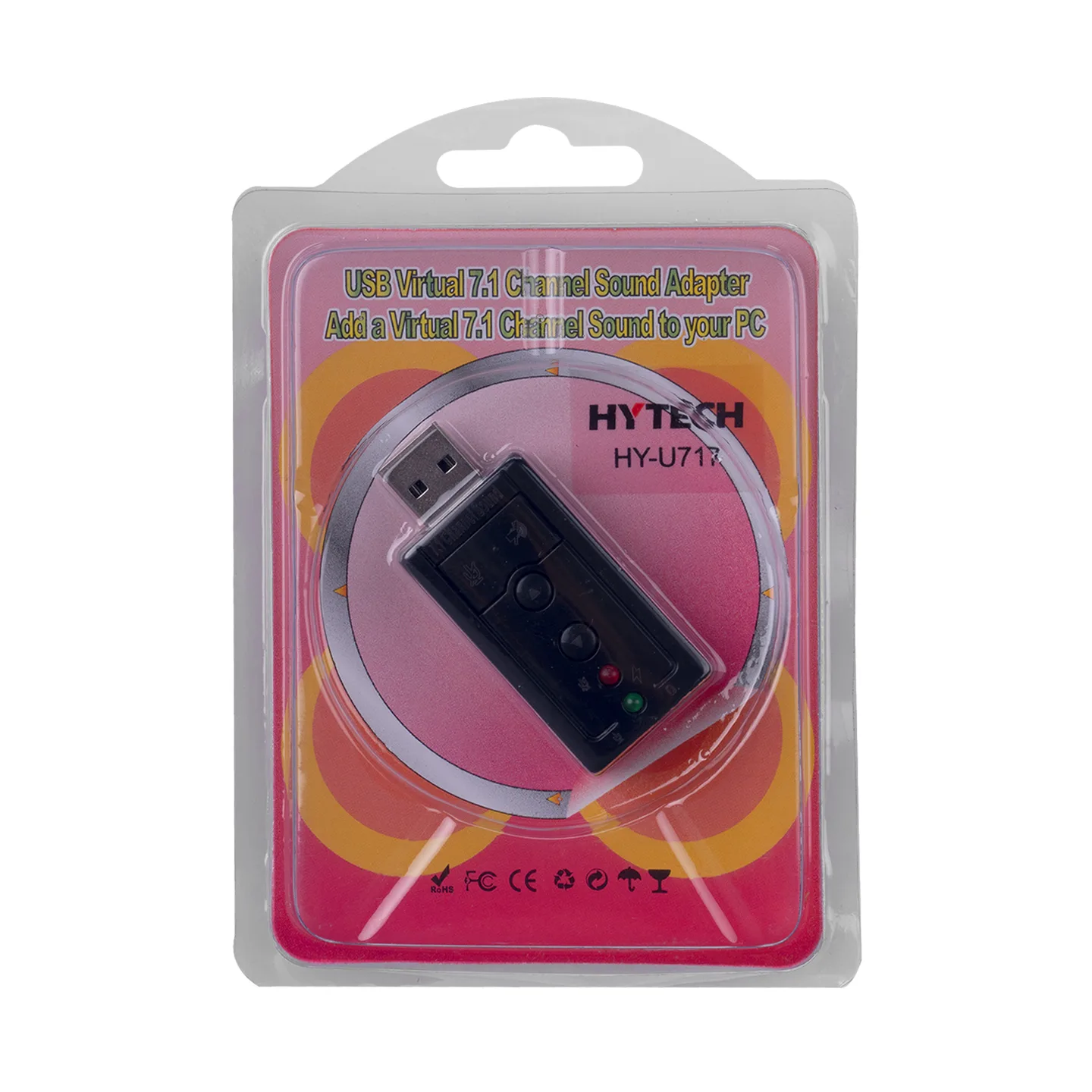 HYTECH USB HY-U717 7.1 Ses Kartı görsel 8