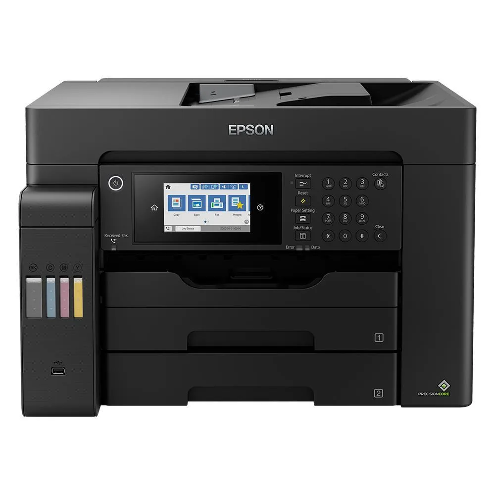 EPSON A3 Renkli L15150 Çok Fonksiyonlu Tanklı Dublex Yazıcı Fax USB 2.0,Ethernet,Kablosuz görsel 4