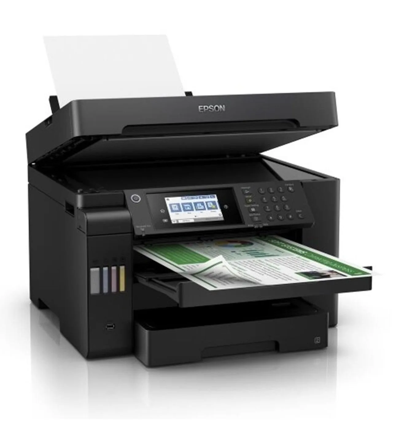 EPSON A3 Renkli L15150 Çok Fonksiyonlu Tanklı Dublex Yazıcı Fax USB 2.0,Ethernet,Kablosuz görsel 6