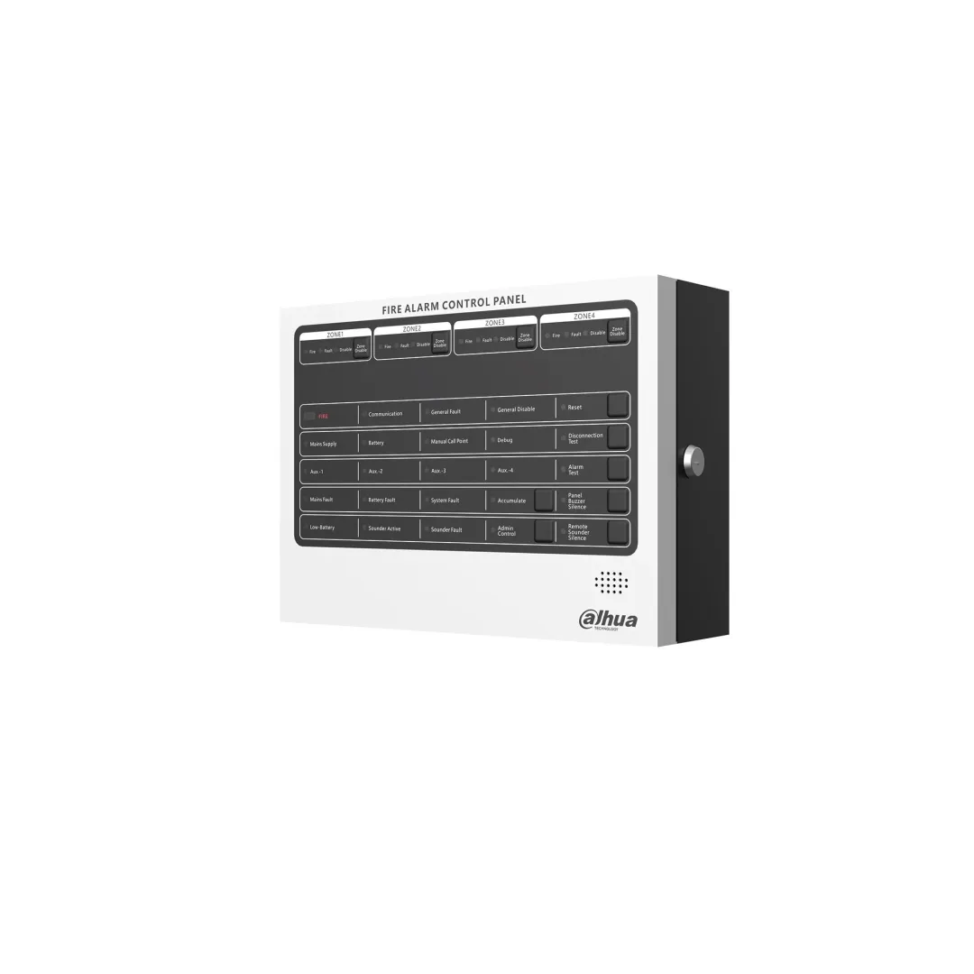 Dahua HY-C102 4 Bölgeli Konvansiyonel Ethernetli Yangın Alarm Paneli Seti (2x12v 5amper Akü dahil) görsel 6