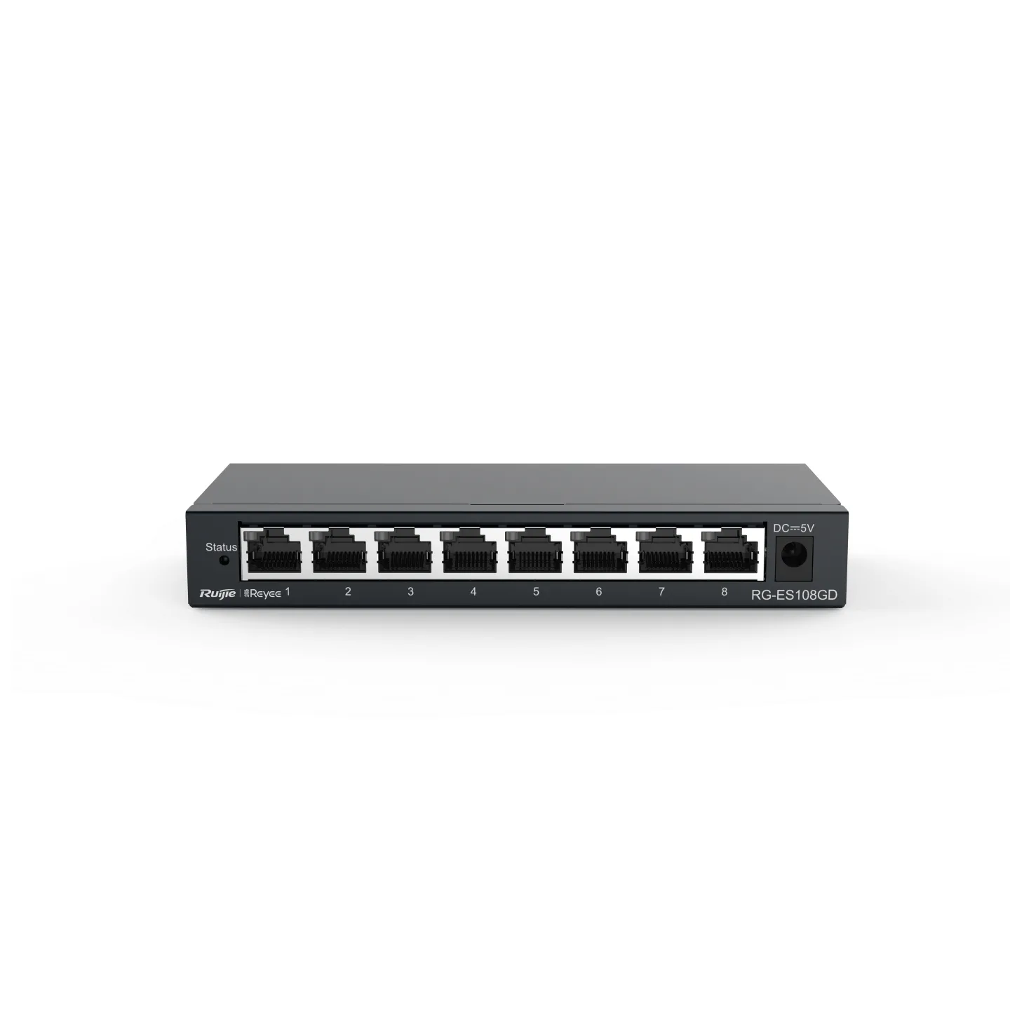RUIJIE 8port Gigabit Yönetilemez Switch Masaüstü Çelik Kasa REYEE RG-ES108GD görsel 4