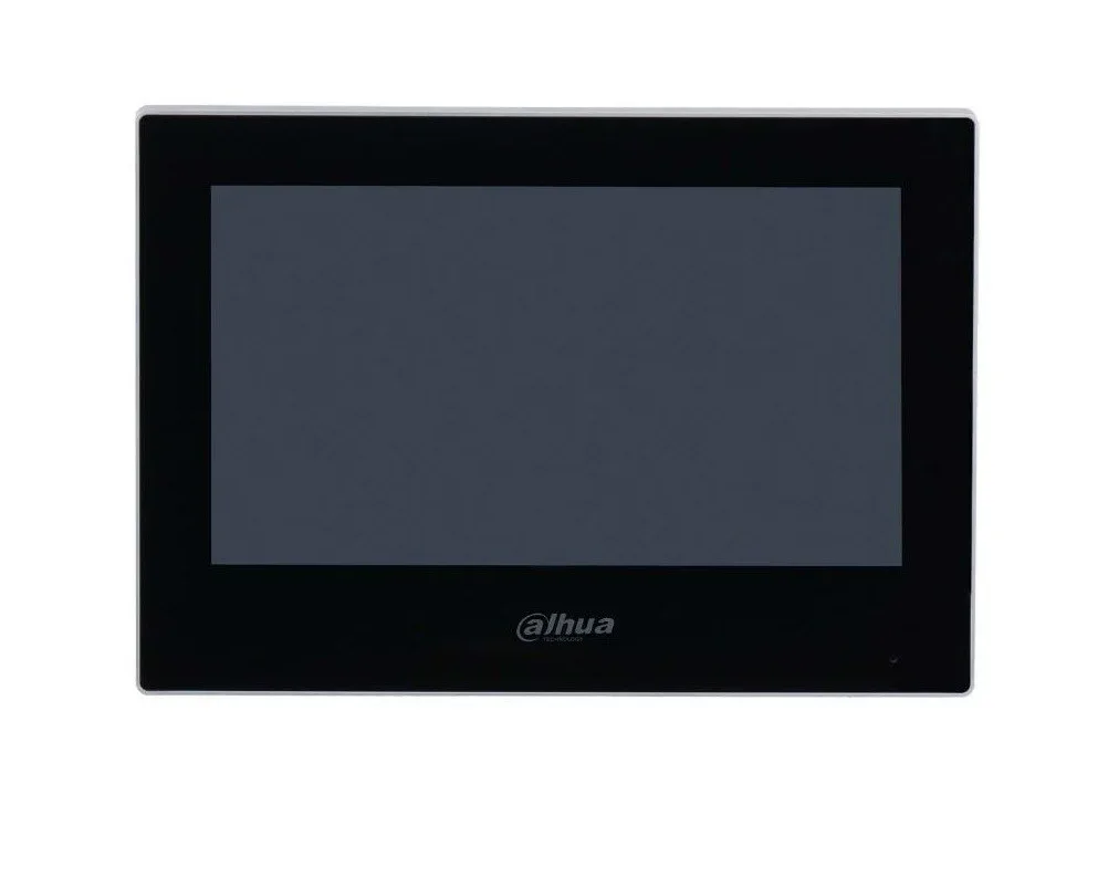 DAHUA 7" Dokunmatik DHI-VTH2621G-P Dahili IP Intercom Monitörü 1024x600 Siyah