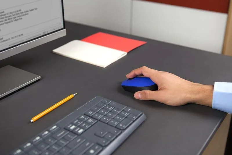 LOGITECH M171 Kablosuz Mavi Mouse (910-004640) görsel 6