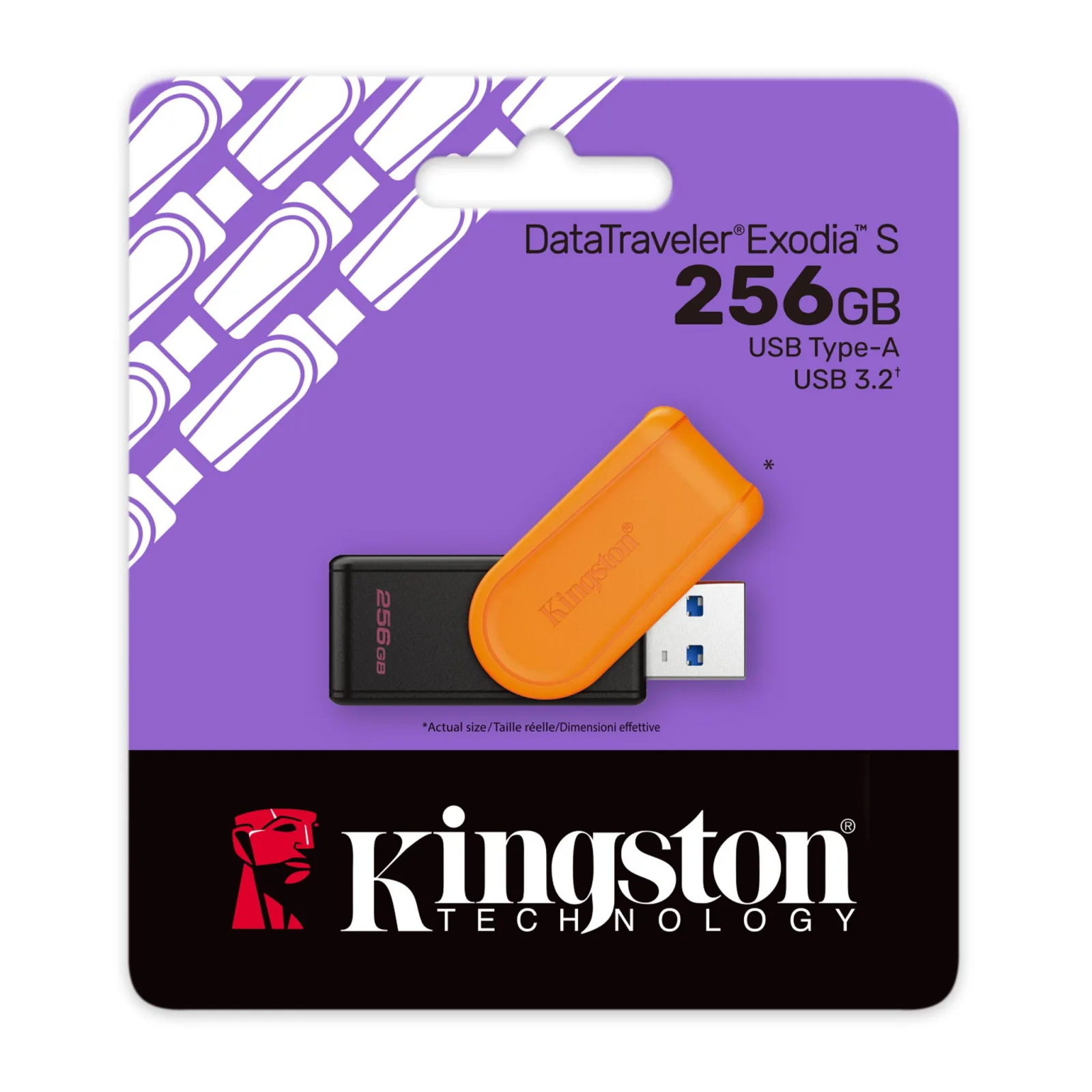 KINGSTON 256GB USB 3.2 EXODIA S DTXS/256GB Taşınabilir Bellek görsel 6