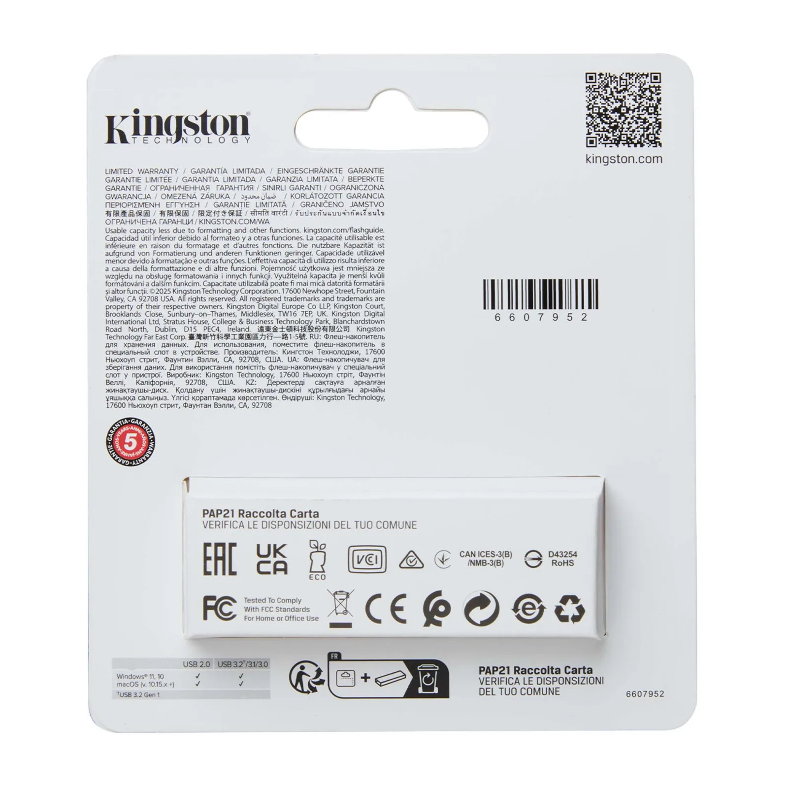 KINGSTON 256GB USB 3.2 EXODIA S DTXS/256GB Taşınabilir Bellek görsel 8
