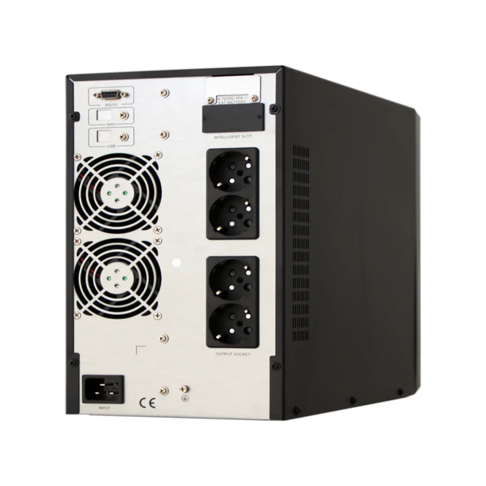 DOTVOLT 2KVA MN2KVA PLUS ONLINE 1/1F LCD EKRAN TOWER UPS 4x 12V 9 Ampe görsel 2