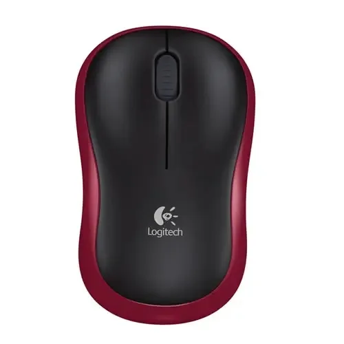 LOGITECH M185 Kablosuz Siyah/Kırmızı Mouse (910-002237) görsel 5