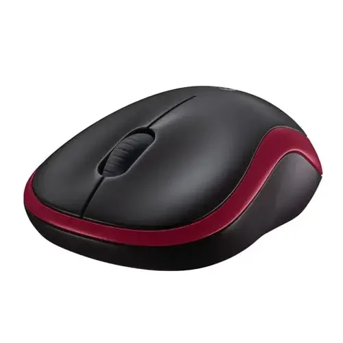 LOGITECH M185 Kablosuz Siyah/Kırmızı Mouse (910-002237) görsel 4