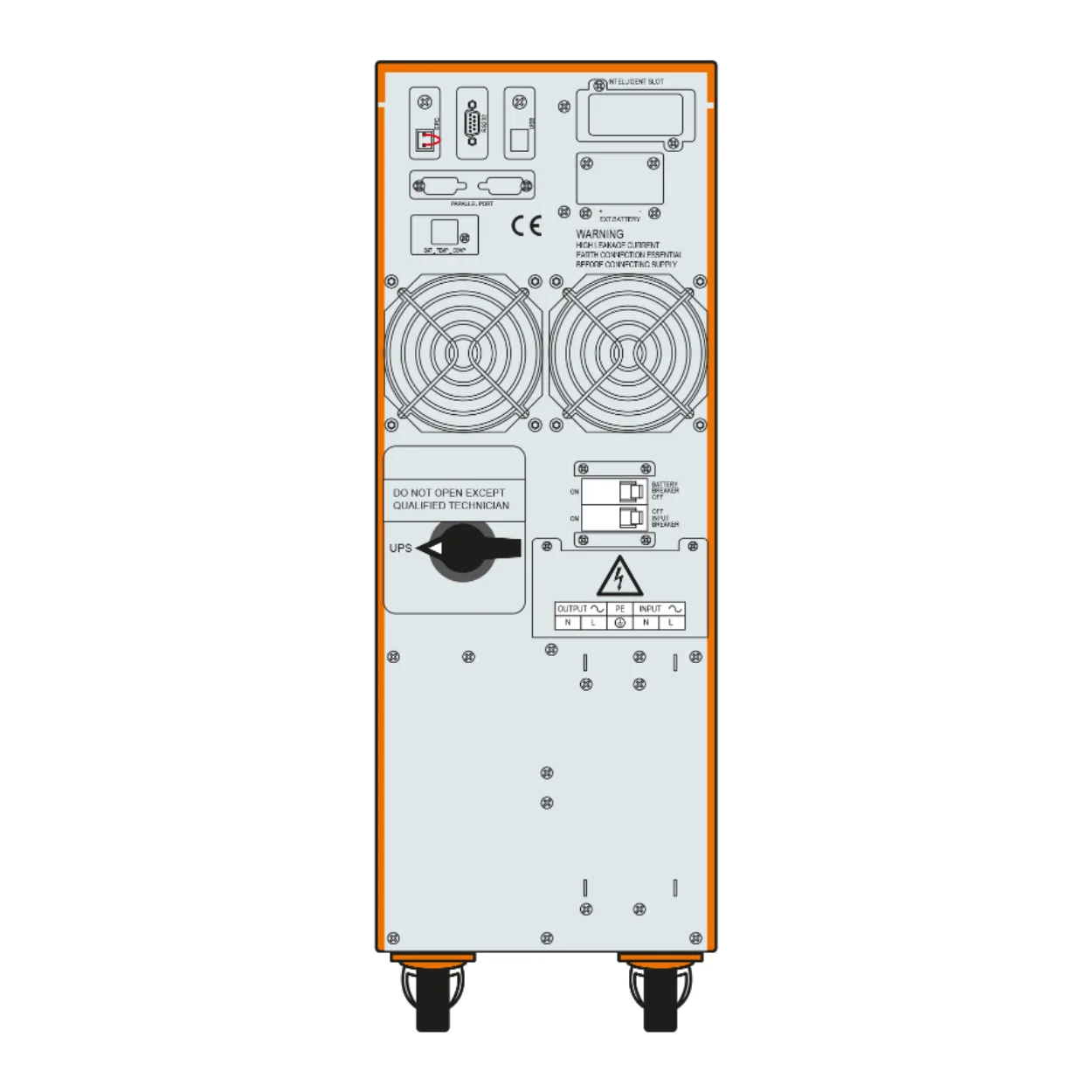 MAKELSAN 6KVA POWERPACK SE ONLINE LCD EKRAN TOWER UPS Ücretsiz Kurulum 1/1 (16X7AH) (+V.2)  K.G.K_PF=1 görsel 4
