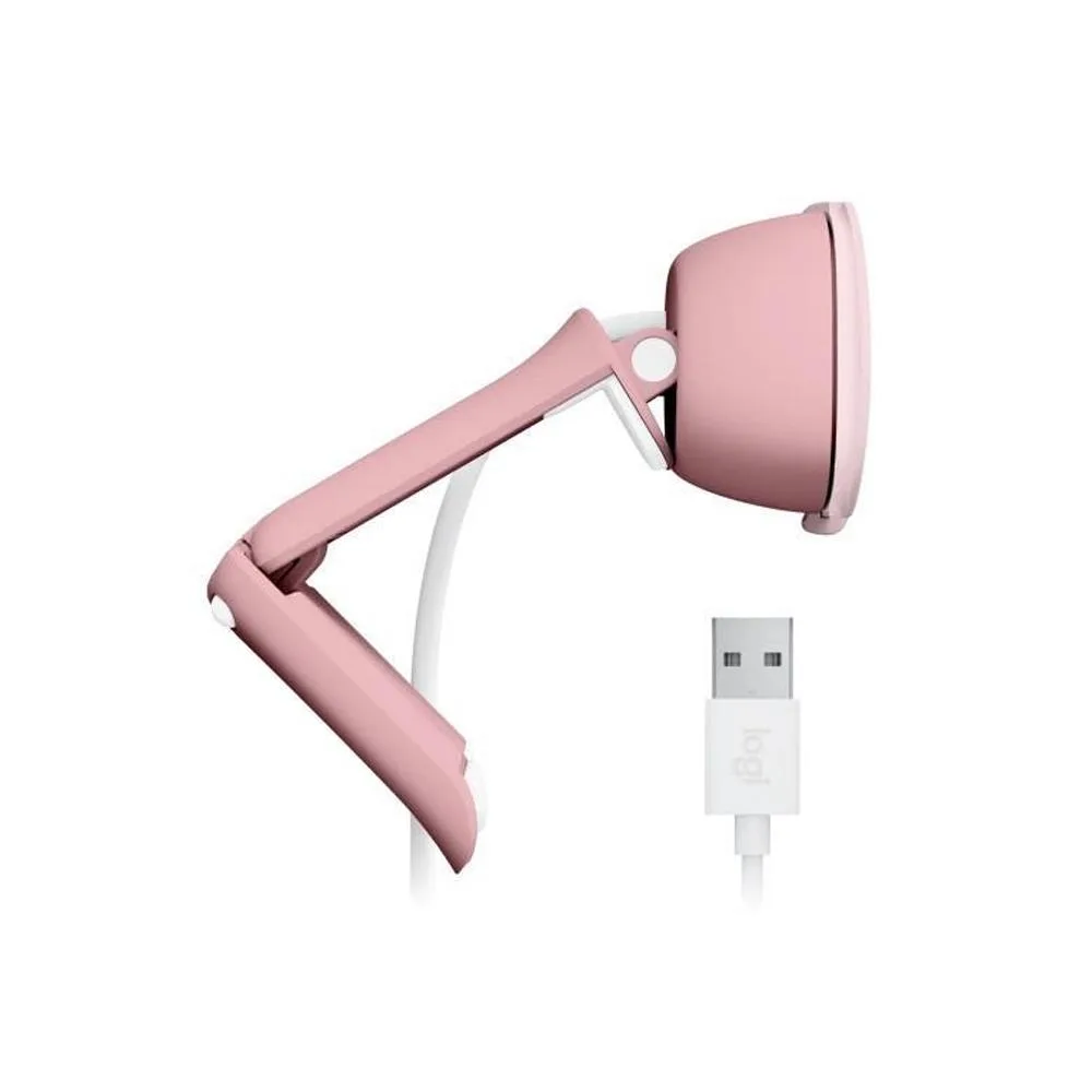 LOGITECH BRIO 100 1080p Dahili Mikrofonlu Webcam Pembe 960-001623 görsel 10