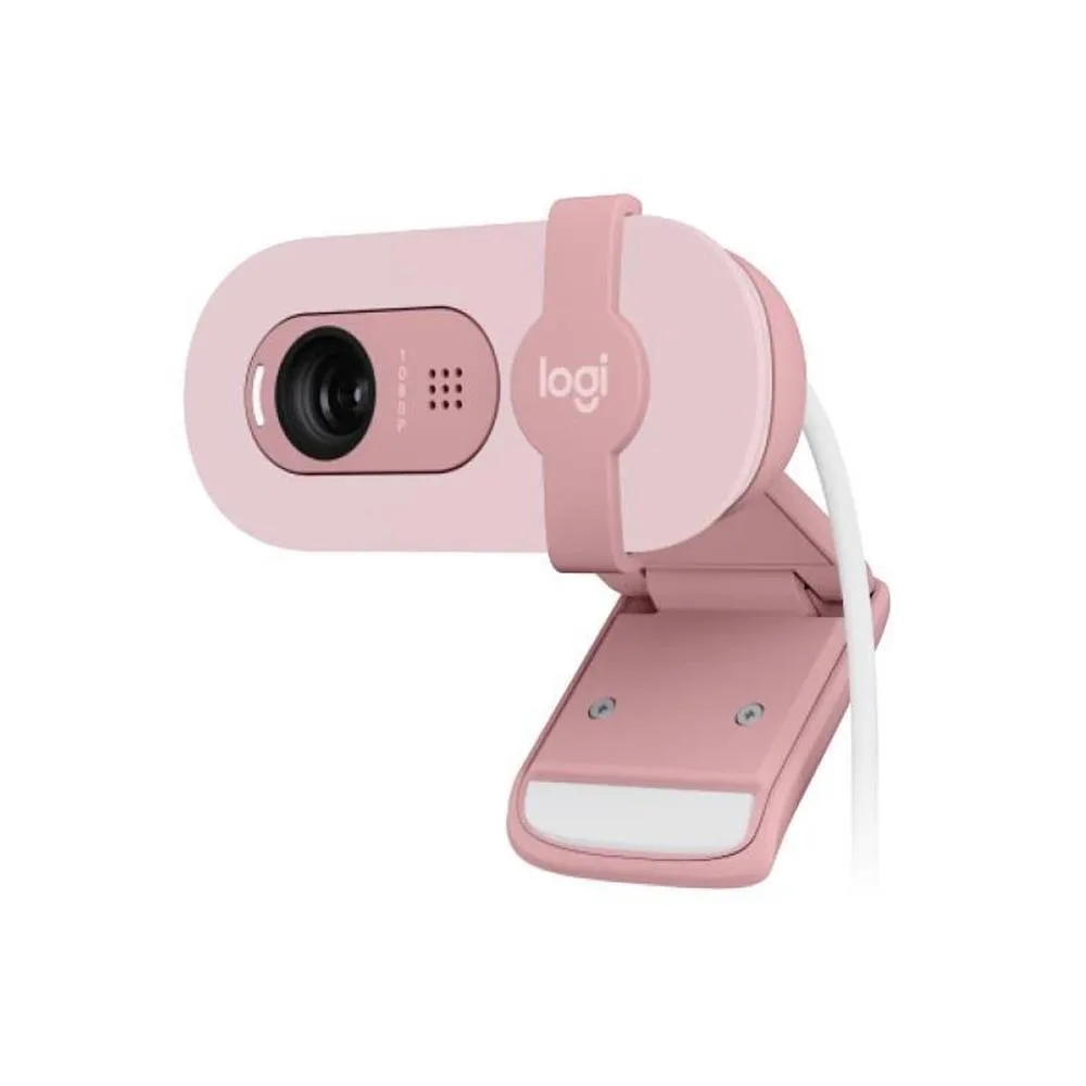 LOGITECH BRIO 100 1080p Dahili Mikrofonlu Webcam Pembe 960-001623 görsel 4