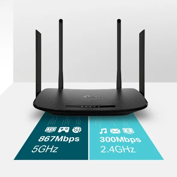 TP-LINK Archer VR300 1200mbps AC1200 Dual Band VDSL Modem Router görsel 2