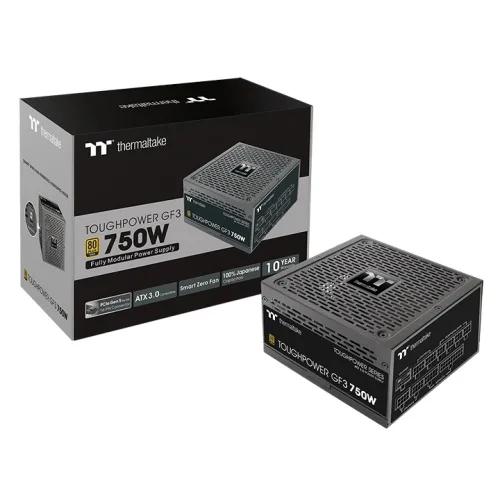 THERMALTAKE 750W 80+ GOLD TOUGHPOWER GF3 PS-TPT-0750FNFAGE-3 PCIE 5.0 Tam Modüler Power Supply