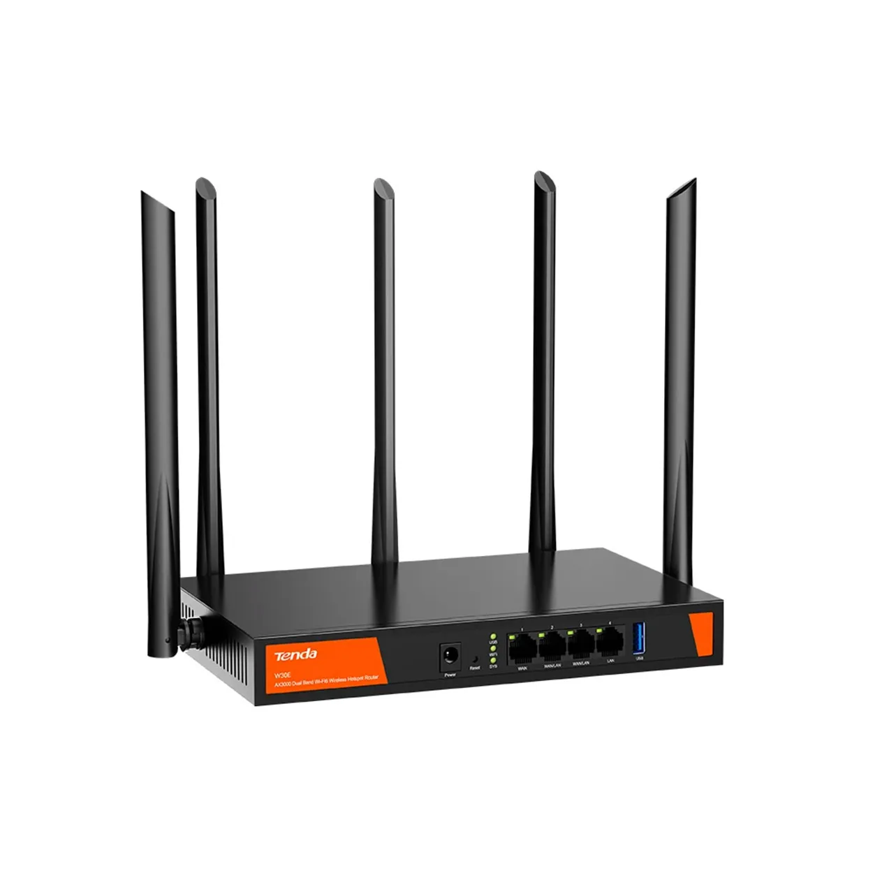 TENDA W30E Wıfı6 AX3000 Dual Band VPN Router görsel 4