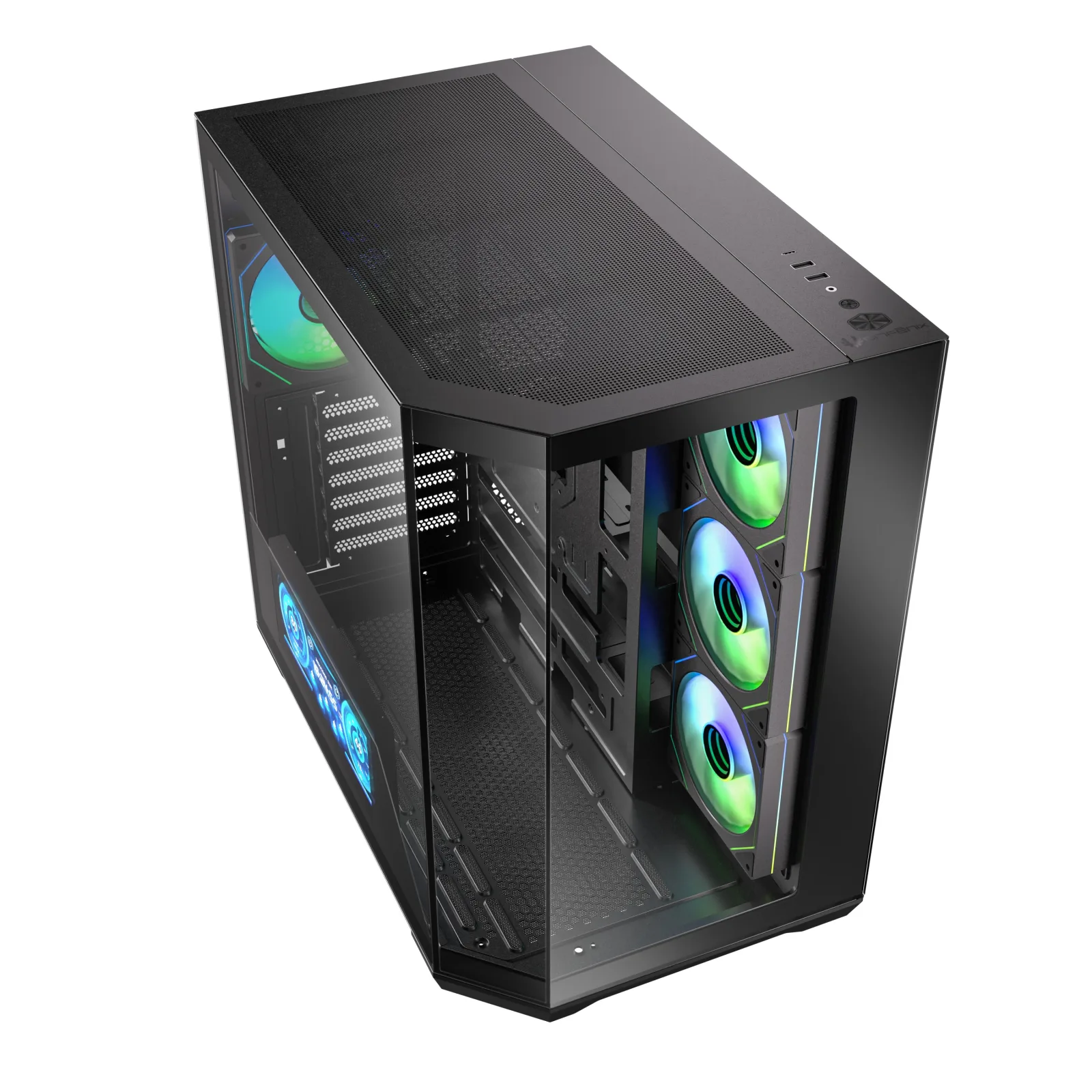 BITFENIX 850W 80+ BRONZE 10.24" DIGITAL T10 Siyah Gaming Mid-Tower PC Kasası görsel 4
