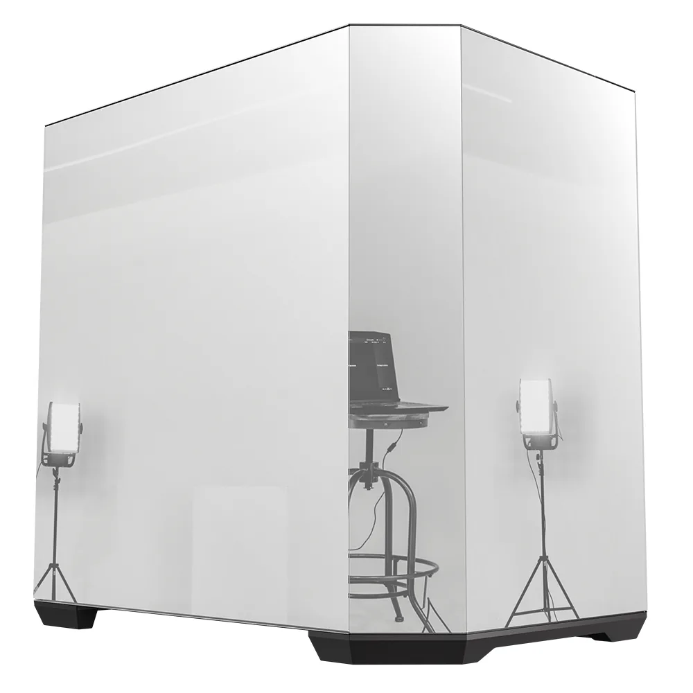 BITFENIX 850W 80+ BRONZE Ayna efektli MIRROR T10 Siyah Gaming Mid-Tower PC Kasası