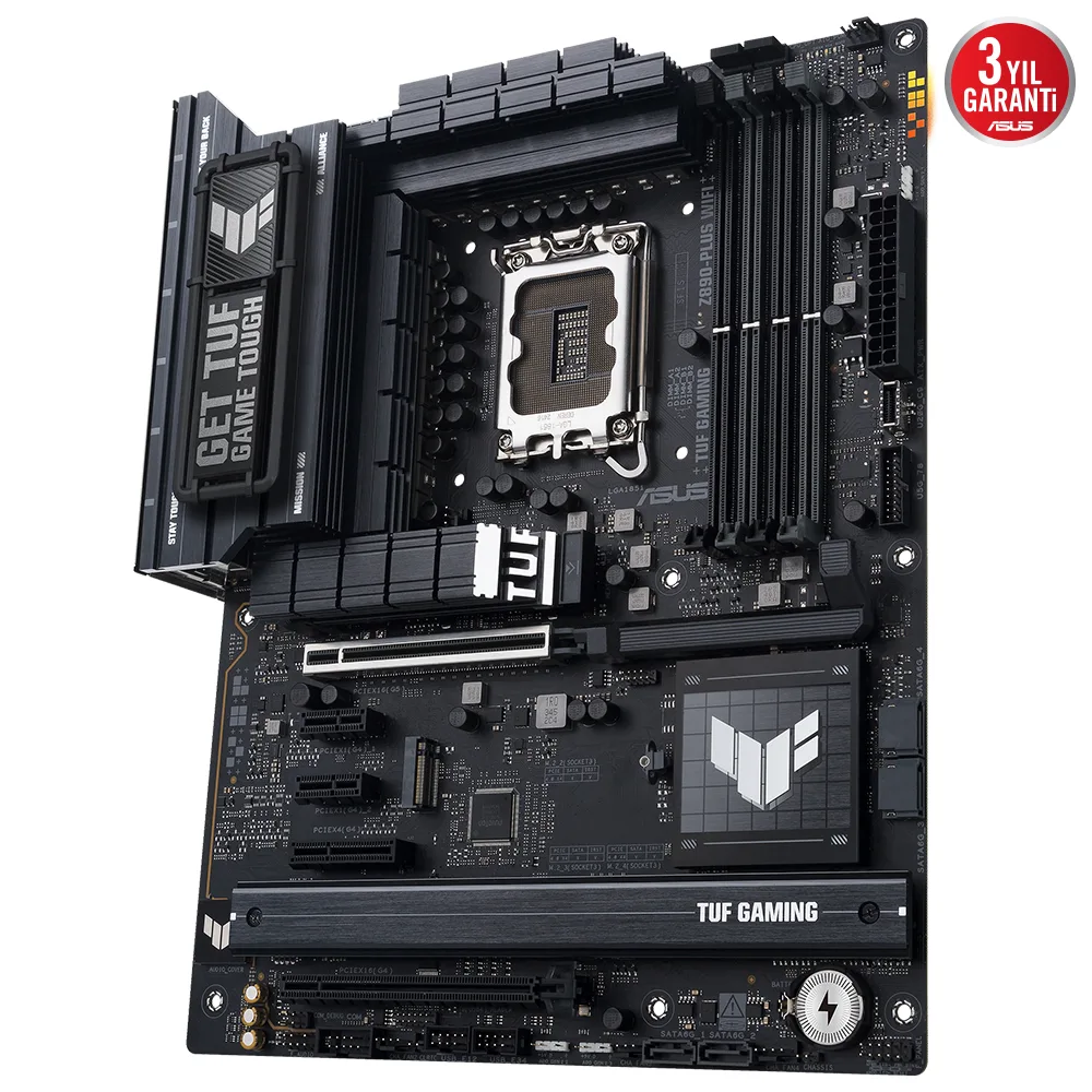 ASUS TUF GAMING Z890-PLUS WIFI-7 DDR5 THUNDERBOLT-HDMI DP PCIE 5.0 1851p ATX görsel 12