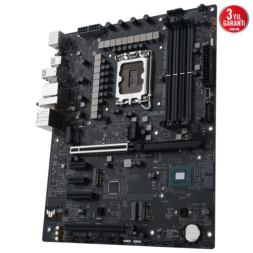 ASUS TUF GAMING Z890-PLUS WIFI-7 DDR5 THUNDERBOLT-HDMI DP PCIE 5.0 1851p ATX görsel 15