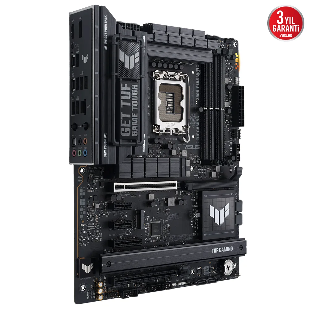 ASUS TUF GAMING Z890-PLUS WIFI-7 DDR5 THUNDERBOLT-HDMI DP PCIE 5.0 1851p ATX görsel 10