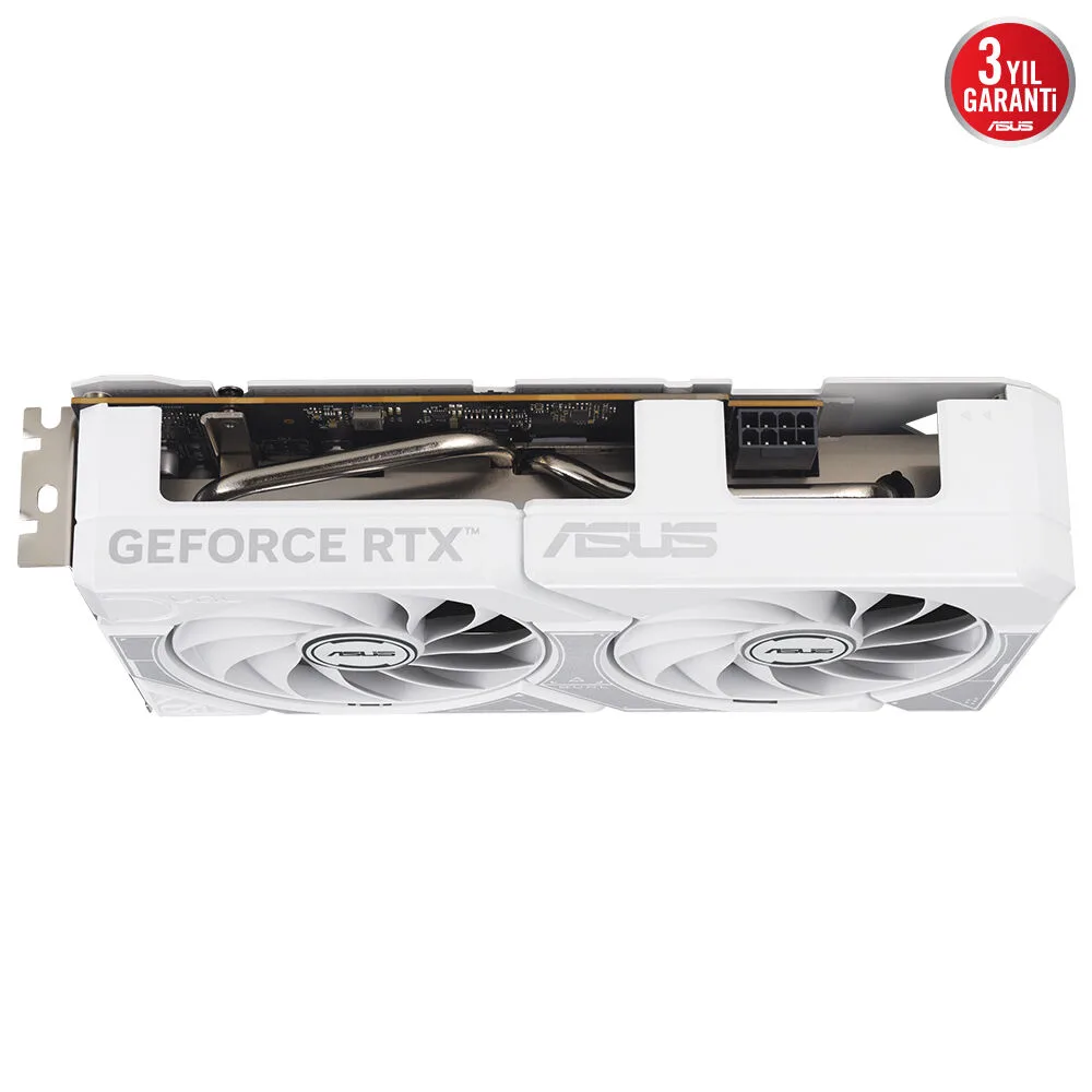 ASUS RTX5060 8GB DUAL-RTX5060-O8G GDDR7 128bit HDMI DP PCIe 5.0 WHITE EDITION görsel 8