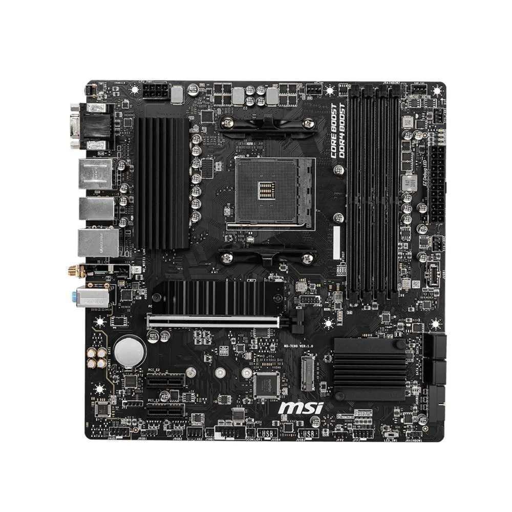 MSI B550M PRO-VDH DDR4 M2 PCIe NVME HDMI DP PCIe 16X v4.0 AM4 mATX görsel 8