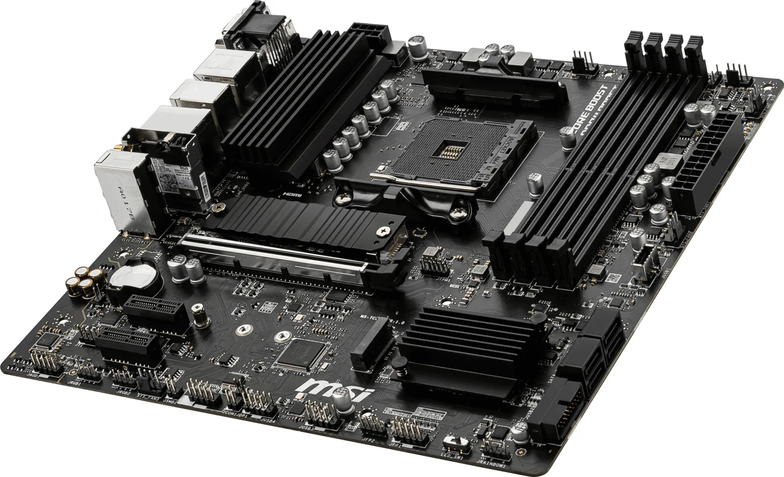 MSI B550M PRO-VDH WIFI DDR4 HDMI DP PCIE 4.0 AM4 mATX görsel 5