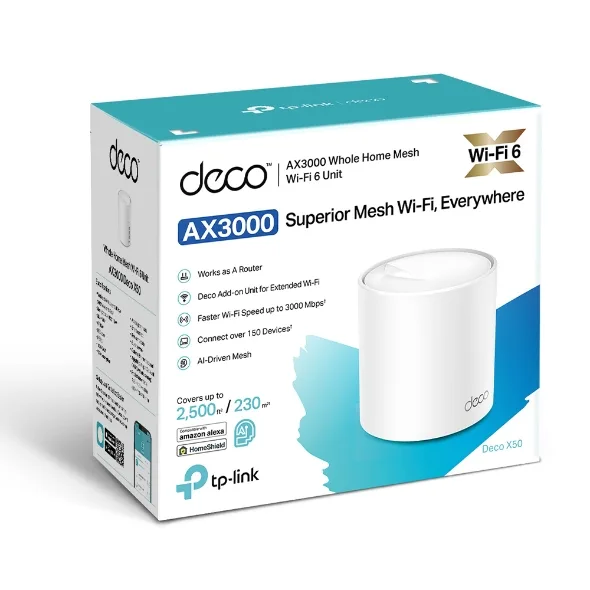 TP-LINK DECO X50 Wıfı6 AX3000 Dual Band Router görsel 9