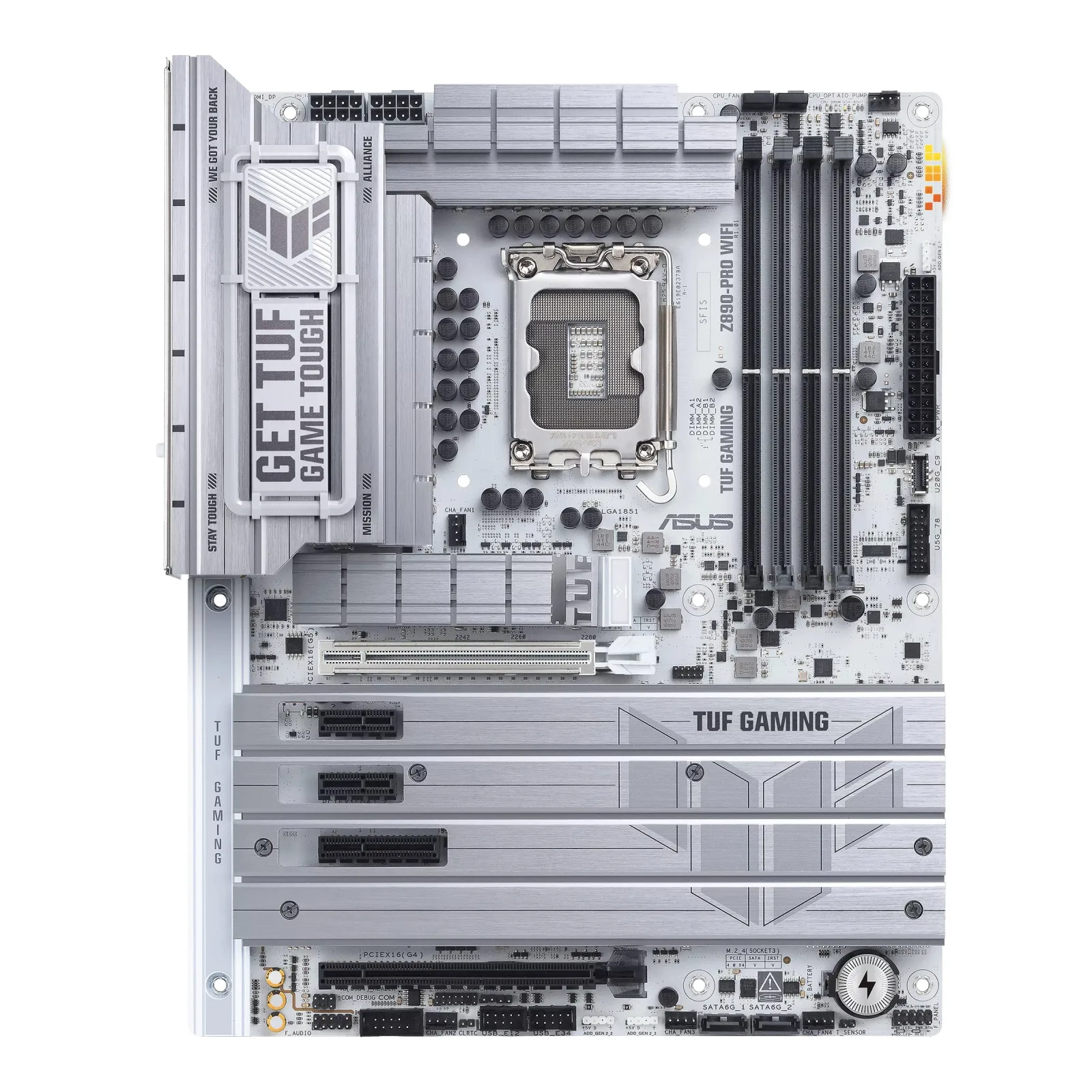 ASUS TUF GAMING Z890-PRO WIFI7 DDR5 THUNDERBOLT-HDMI DP PCIE 5.0 1851p ATX görsel 4
