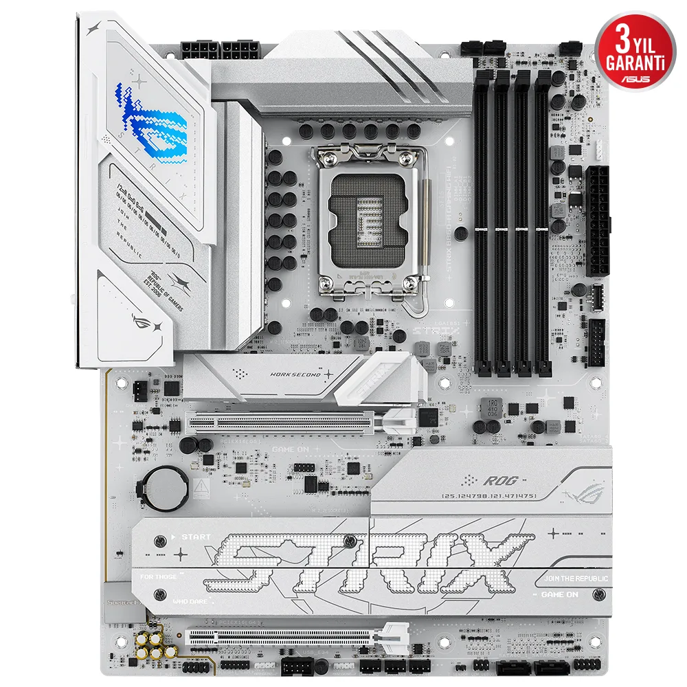 ASUS ROG STRIX B860-A GAMING WIFI7 DDR5 HDMI DP PCIE 5.0 1851p ATX görsel 4
