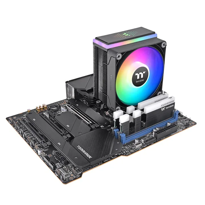 THERMALTAKE ASTRIA 200 BLACK ARGB Hava Soğutmalı AM5-1700p İşlemci Fanı görsel 2