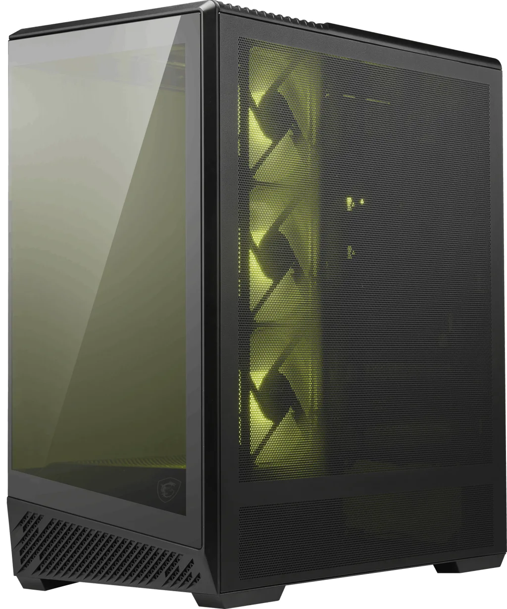 MSI Mag Pano 130R Pz Panoramik Gaming MID-TOWER PC Kasasi Si̇yah görsel 6