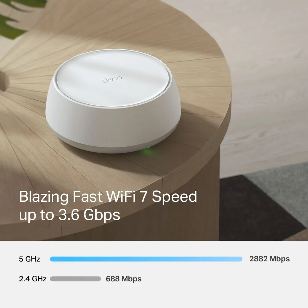 TP-LINK BE25 Wıfı7 BE5000 EV Ofis Tipi Mesh Router görsel 5