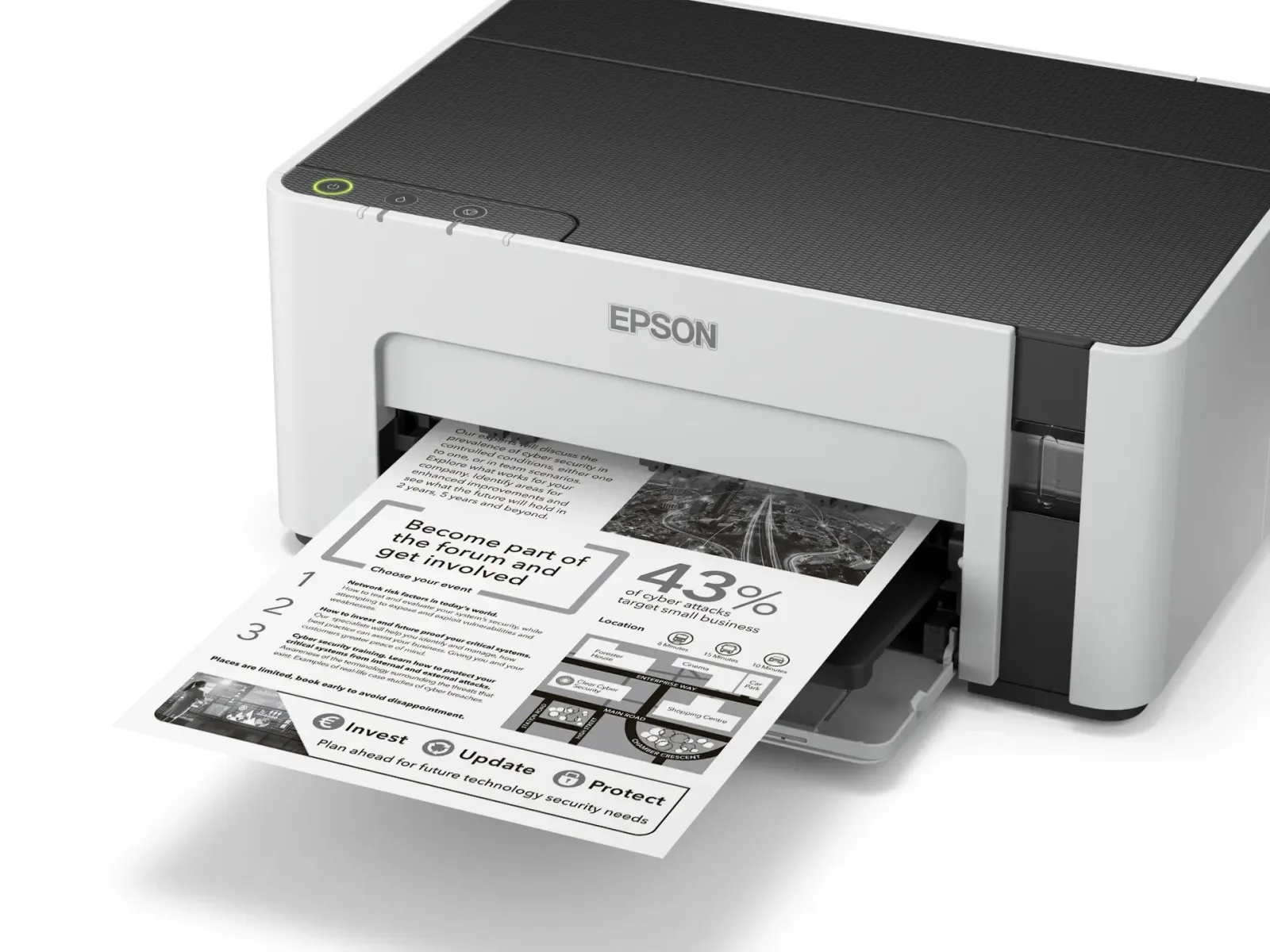 EPSON A4 Siyah M1100 Yazıcı USB 2.0,Kablosuz Tanklı / 5.000 sayfa baskı görsel 6