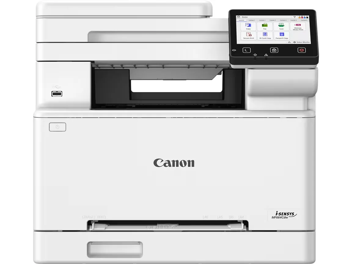 CANON A4 Renkli MF667Cdw Çok Fonksiyonlu Faxlı Dublex Laser Yazıcı USB 2.0,Ethernet,Kablosuz