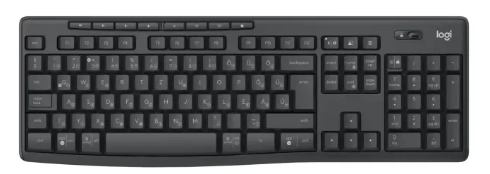 LOGITECH MK370 Kablosuz Q Trk Siyah Klavye - Mouse Set (920-012074) görsel 3