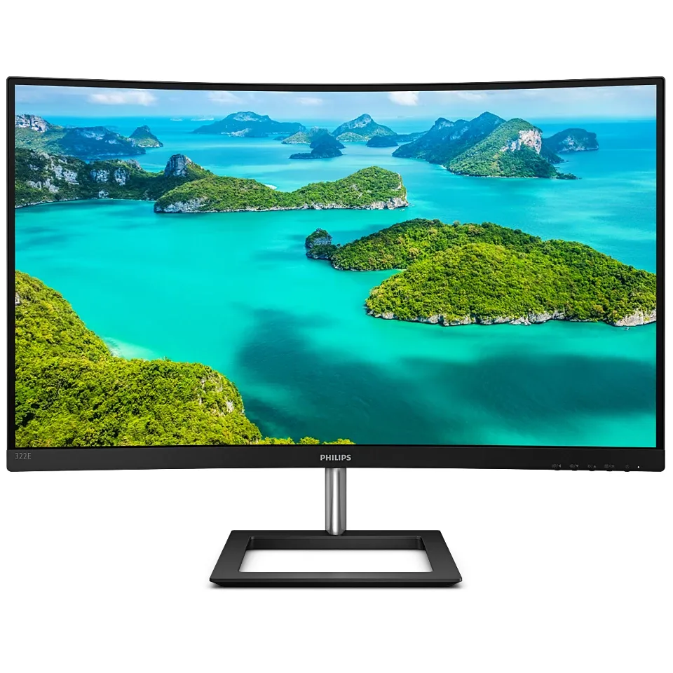 PHILIPS 31.5" VA 322E1C-00 4MS 75Hz HDMI-DP Kavisli Monitör (1920 X 1080)