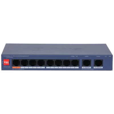 DAHUA 10port 60w 8port PoE GIGABIT Yönetilebilir Switch CS4010-8ET2GT-60-10 görsel 2