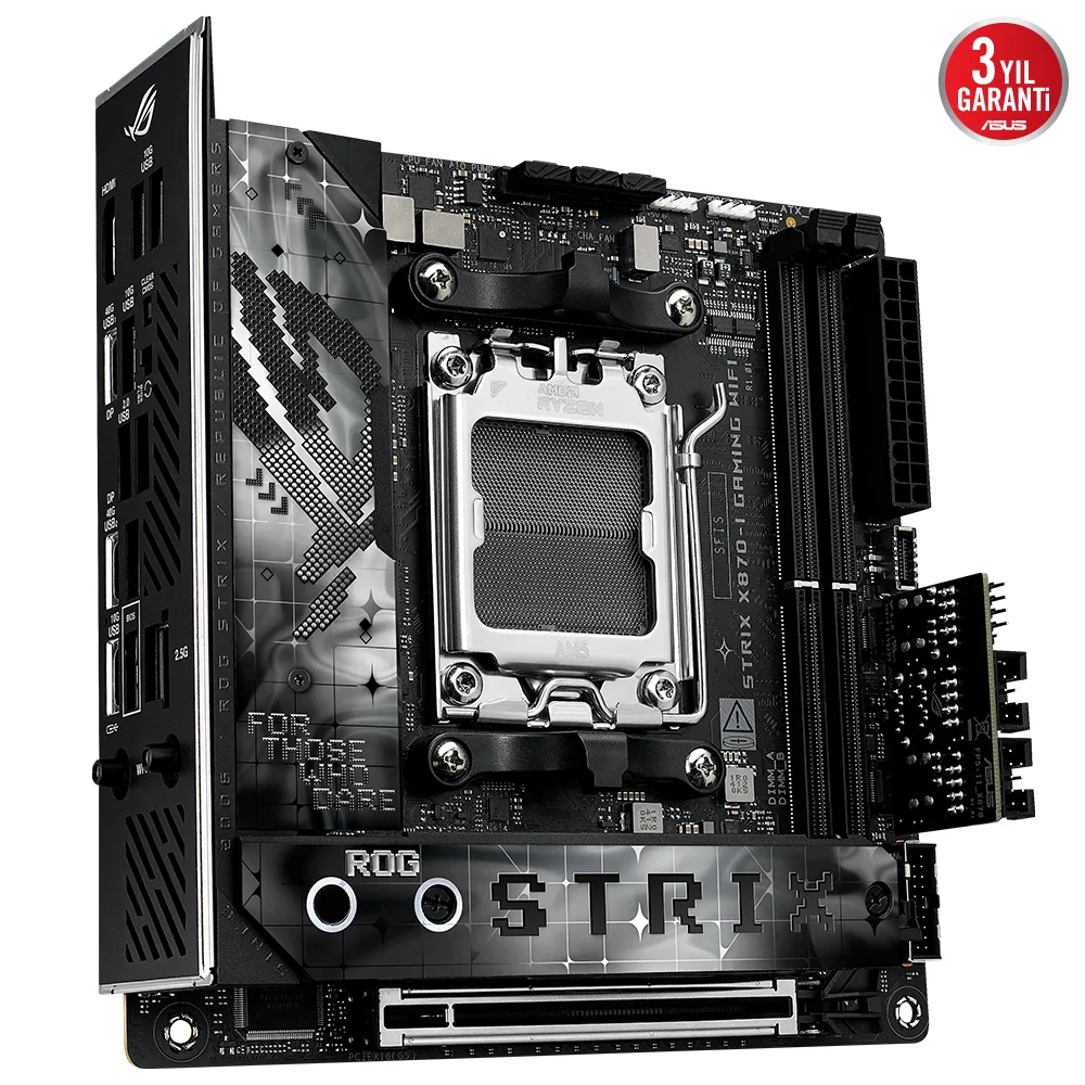 ASUS ROG STRIX X870-I GAMING WIFI7 DDR5 HDMI-DP TYPEC PCIE 5.0 AM5 mITX görsel 10